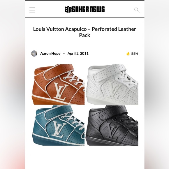 Louis Vuitton Acapulco rare sneakers with receipt and box used - Picture 12 of 16